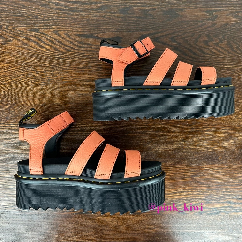 Dr. Martens Blaire Quad Coral Platform Sandals - Picture 5 of 15